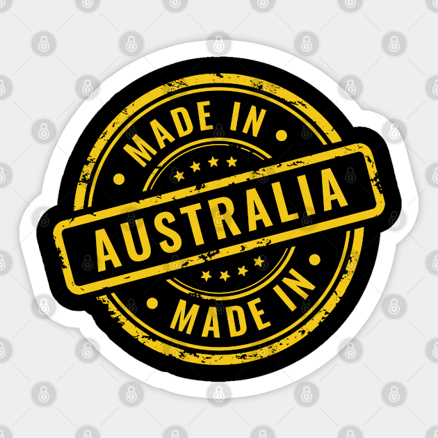 Made In Australia Sticker by Timeless Chaos